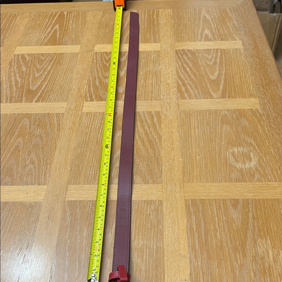 Coach Red Leather Belt - Picture 5 of 12